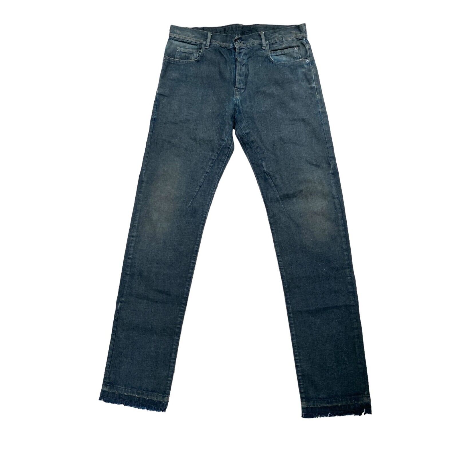 Rick Owens Vintage Olmar and Mirta Waxed Denim Jeans Heavy Rick Owens Vintage Olmar and Mirta Waxed Denim Jeans Heavy