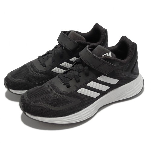 

Adidas Duramo 10 EL K Black White Strap Kids Women Running Sports Shoes GZ0649, Черный, Duramo 10 El K