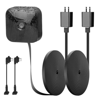 2 Pack 25ft/7.5m Outdoor Power Cord for Blink Outdoor (3rd Gen) XT3,Blink Out...