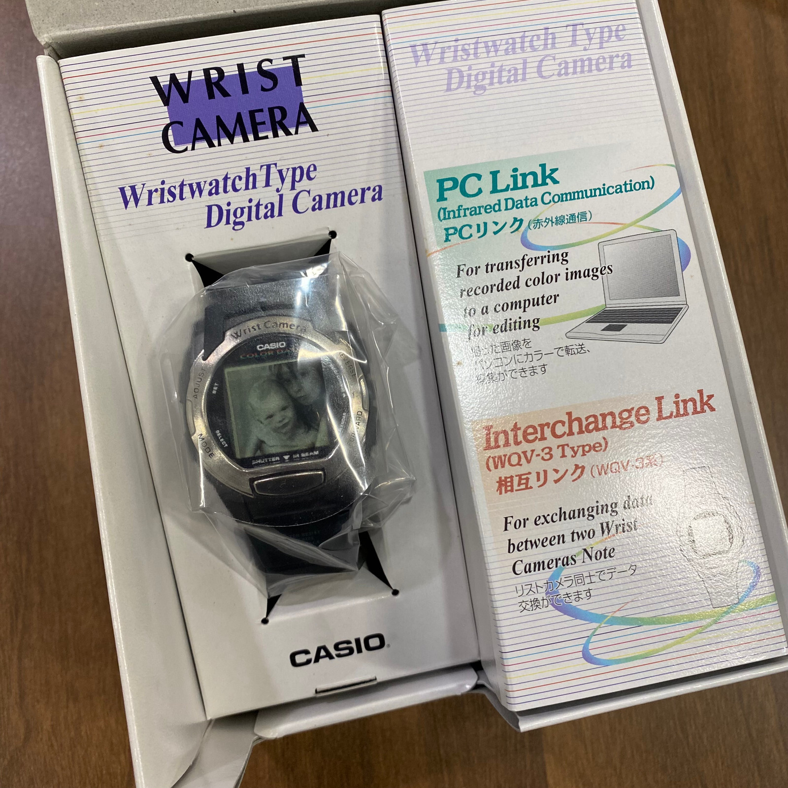 CASIO WQV-3M-1DR Wrist Camera Digital Watch Rare Vintage New CASIO WQV-3M-1DR Wrist Camera Digital Watch Rare Vintage New