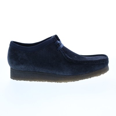 

Clarks Wallabee 26168854 Мужские синие замшевые оксфорды и туфли на шнуровке повседневная обувь 10, Синий, Clarks Wallabee