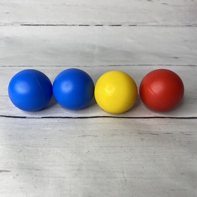 4 Lego Hard Plastic Balls 52mm (2'') Mindstorms  Robotics Duplo Ball Tube