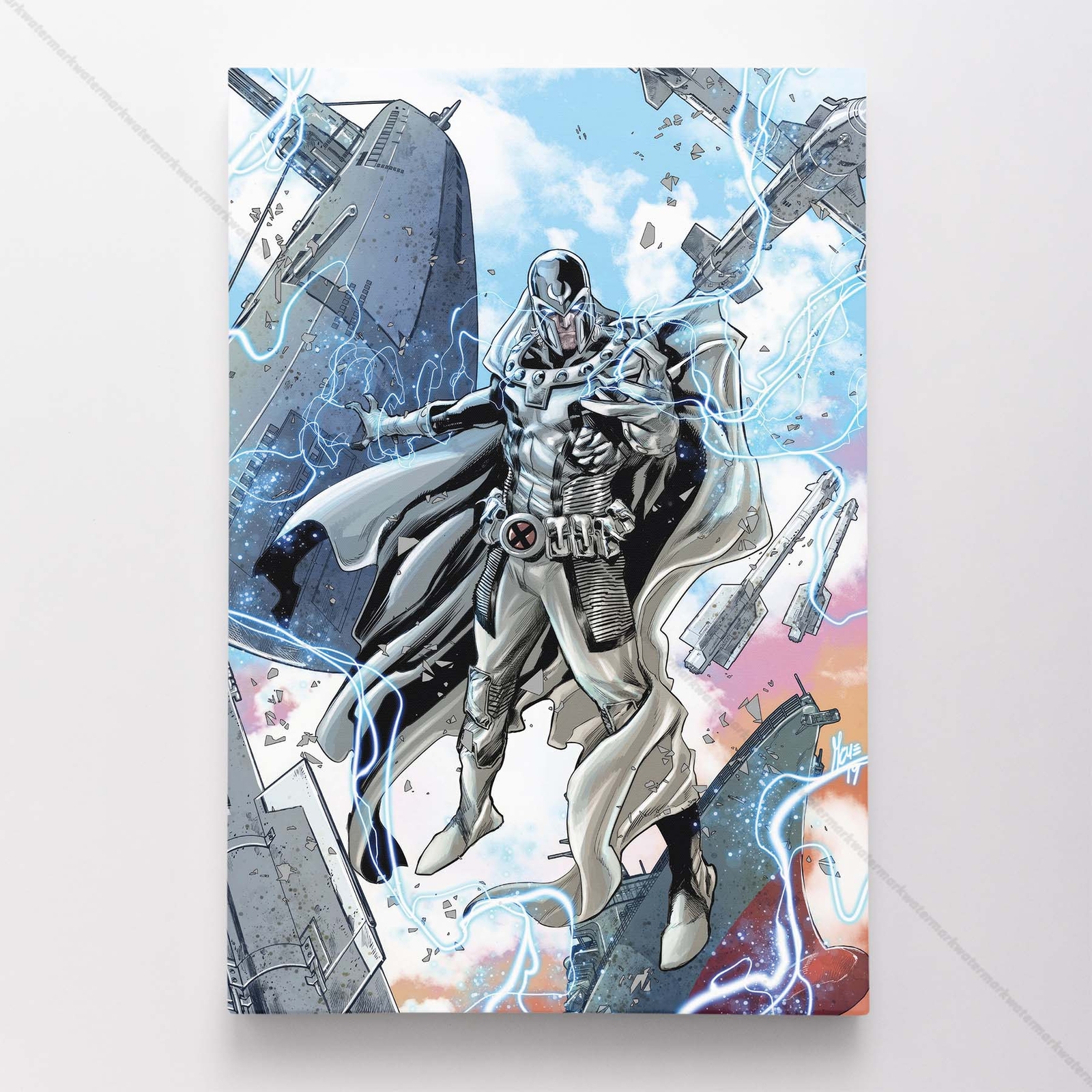 Magneto Poster Canvas X-Men Xmen Marvel Comic Book Cover Art Print #51849