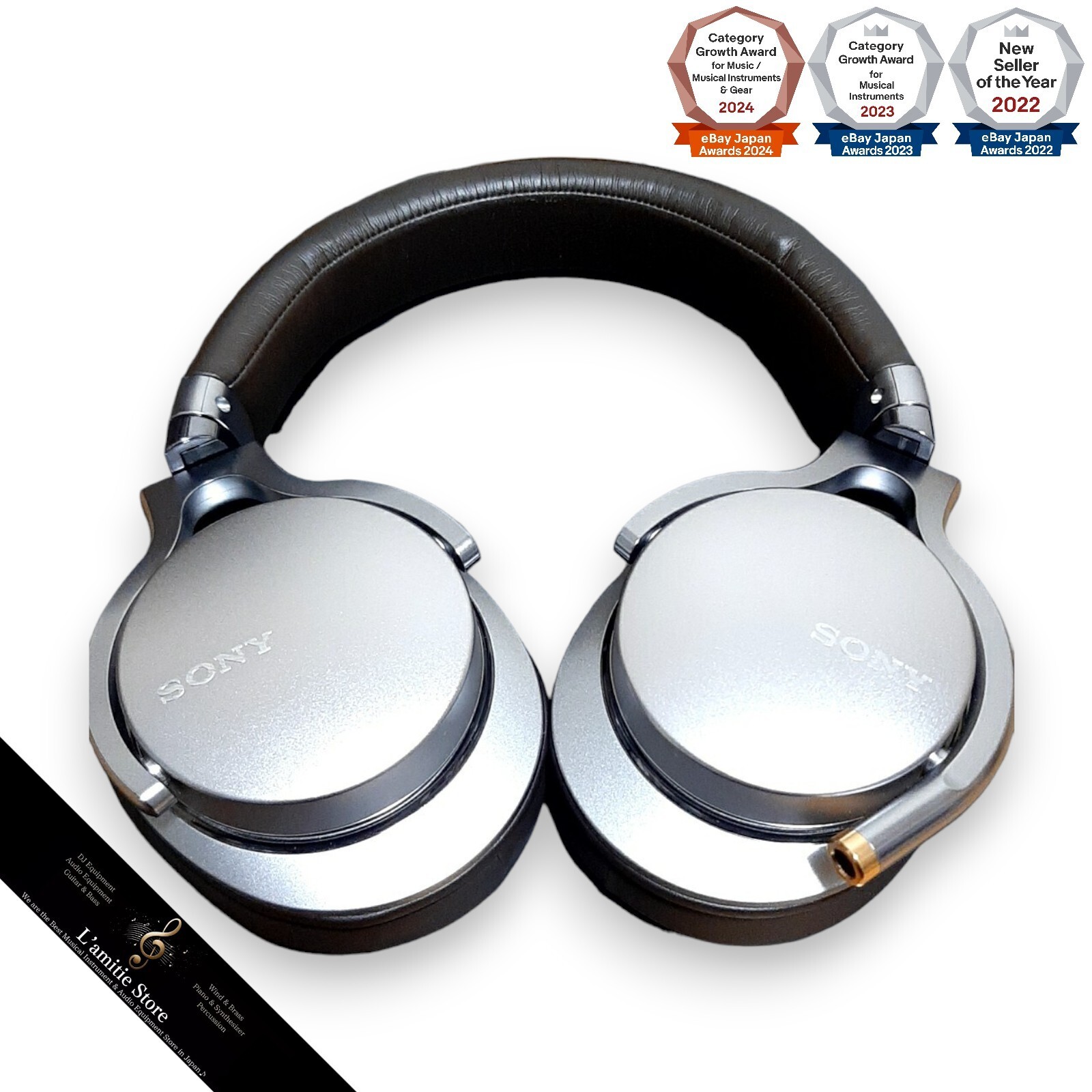 超高評価! SONY MDR-1A用 最高スペック16コアOCC銀メッキ黒銀被膜 Amazon.co.jp: ソニー ステレオヘッドホン シルバー MDR-1A/S