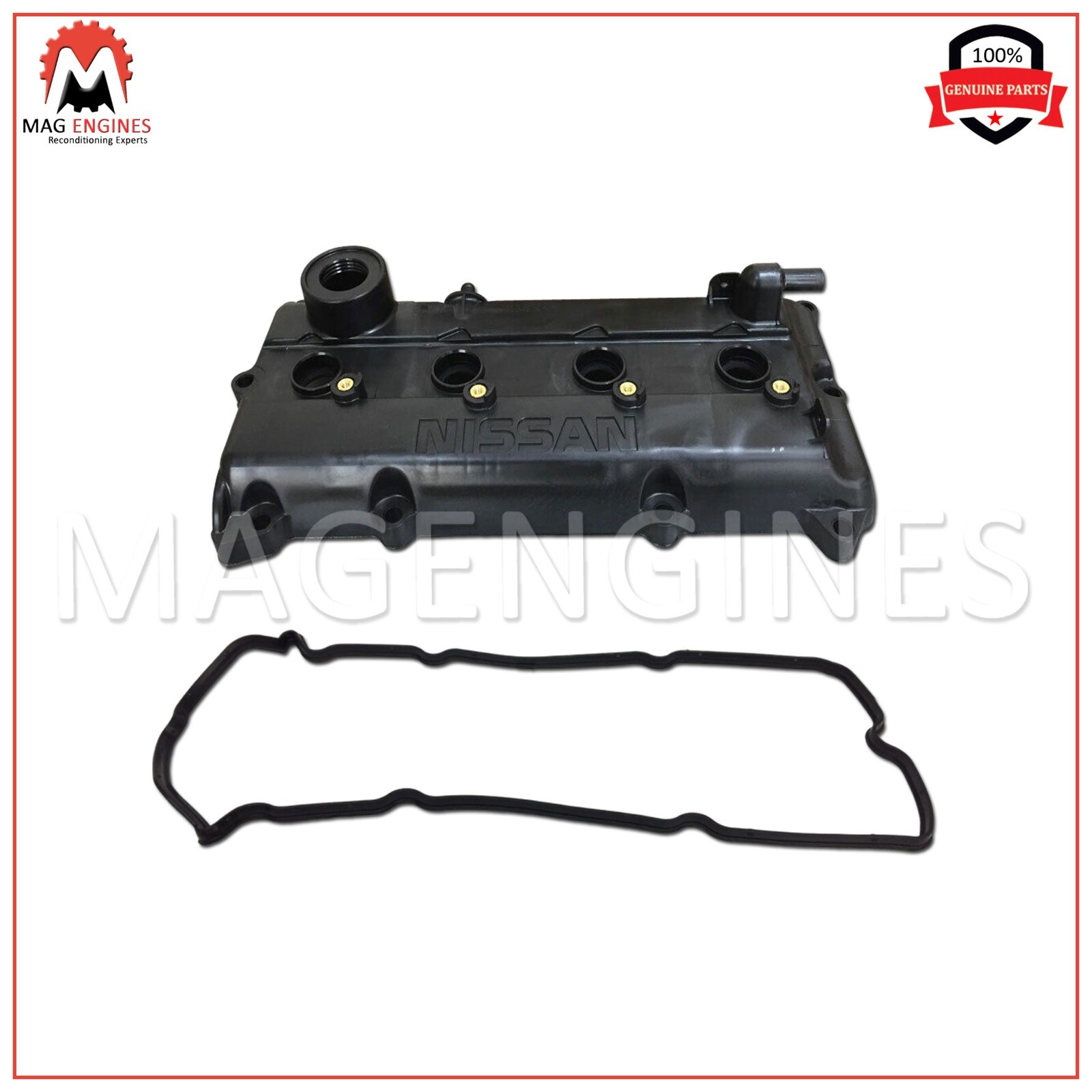 パン 13264-3Z001 GENUINE OEM VALVE ROCKER COVER W/GASKET FOR