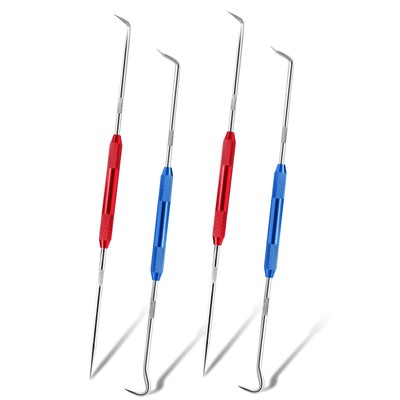 Double Pointed Scriber 4 Pcs Metal Scribe Tool Hook 9.25 Inch Long 90 Degree ...