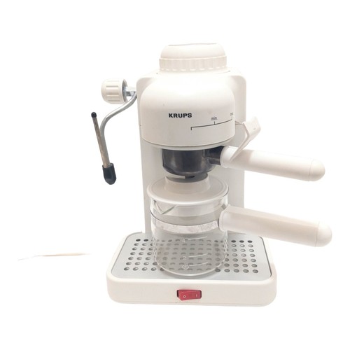 Krups Model 963 4Cup White Espresso Mini Espresso/Cappuccino Maker