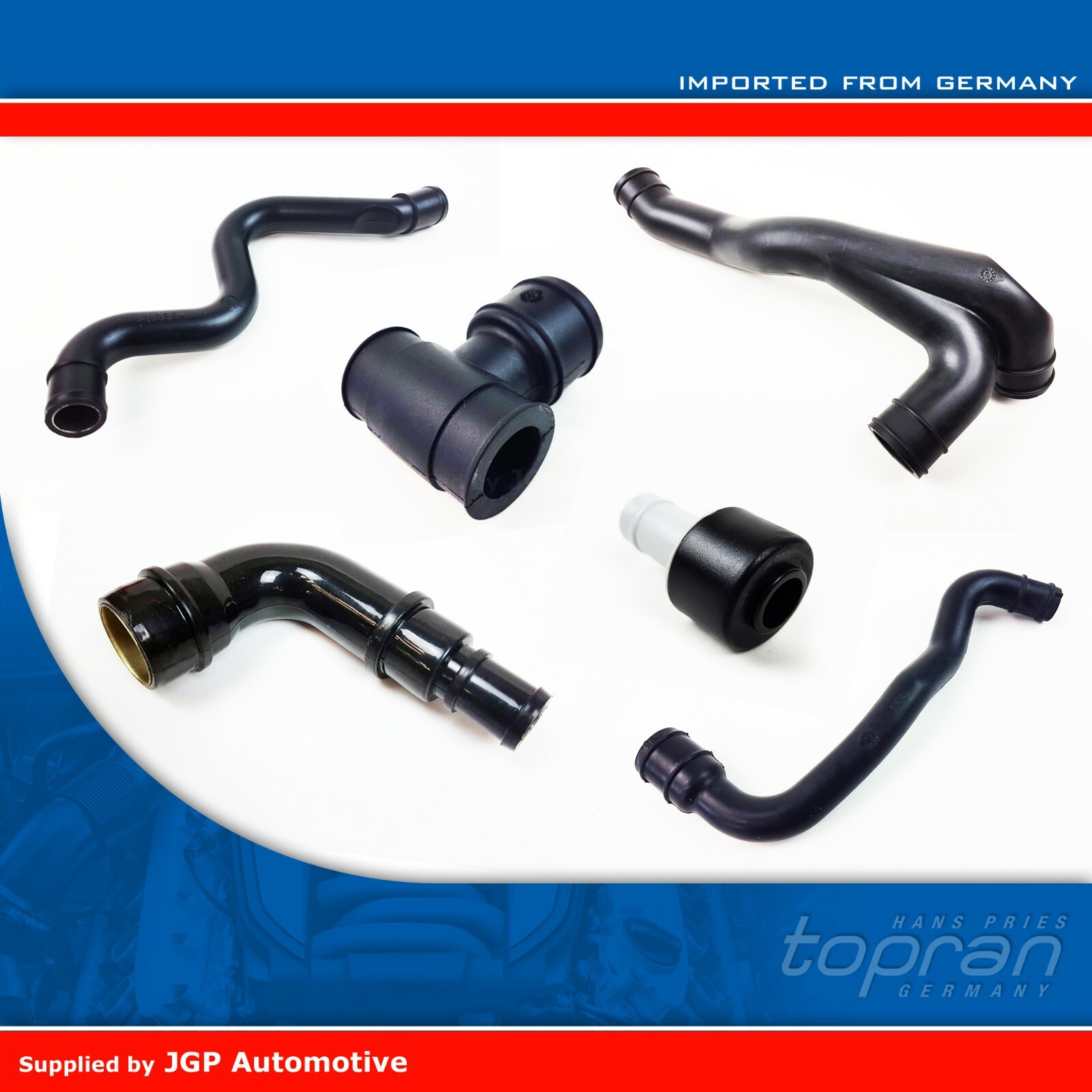 1.8T PCV Breather Vent Hose 6 Piece Kit A3 TT Golf Bora Leon Octavia 150 180 BHP