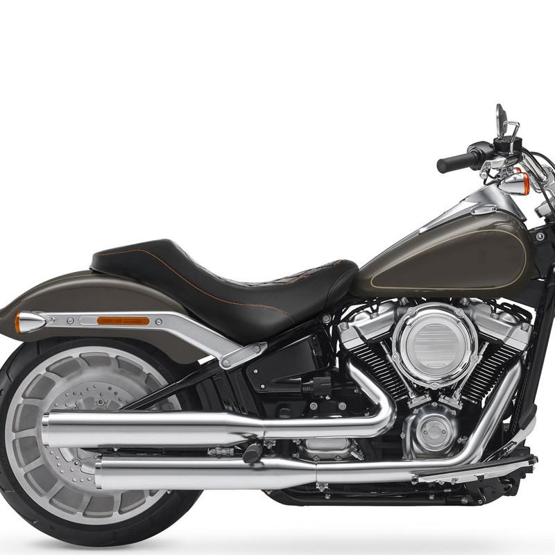 SOPHSUSTAINABLE LEATHER SINGLE RIDER’S L Driver Rider Solo Seat Fit For Harley Softail Standard