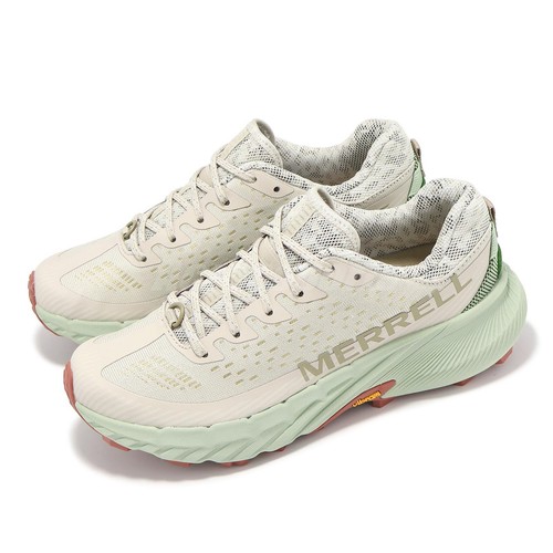 Женские кроссовки для бега Merrell Agility Peak 5 Vibram Oyster цвета хаки J068264
