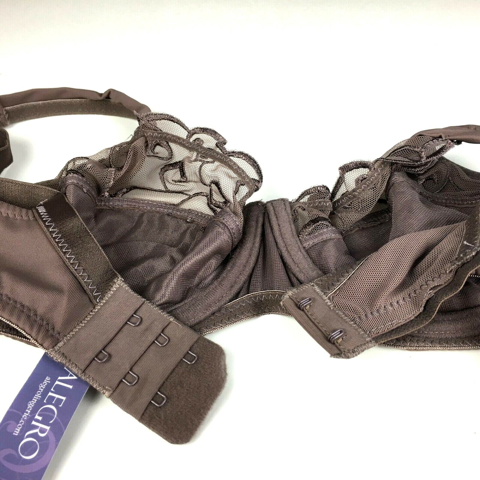 ALEGRO Sexy Lingerie Underwire Bra - Gray Taupe 9035 - Sizes 30-40
