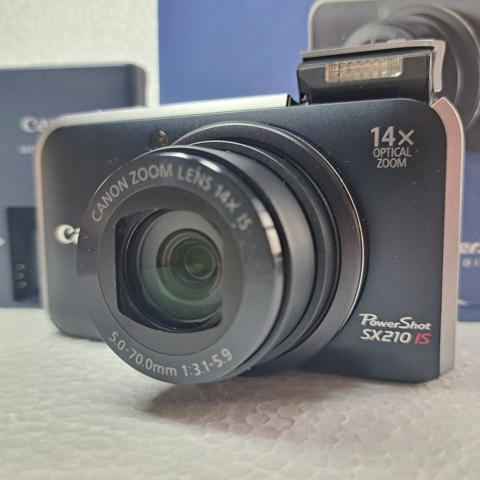 【元箱付き】キャノン Canon PowerShot SX210 IS English OK [MINT w/Box] Canon PowerShot SX210 IS Black