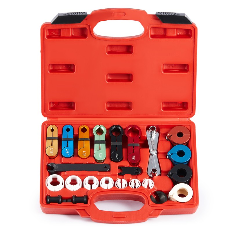27PCS Fuel Line Disconnect Tool Set & Master Quick Disconnect Tool Kit for AC...