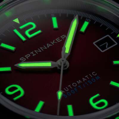Pre-owned Spinnaker Fleuss Stainless Steel 43mm Japanese Automatic Wristwatch