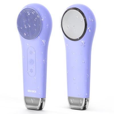 Facial Cleansing Brush EZBASICS face Scrubber Waterproof for Men & Women Rech...