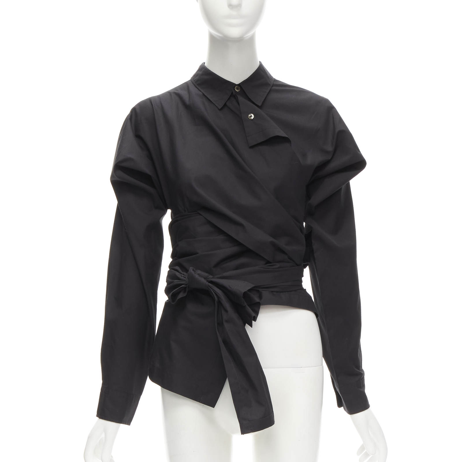 COMME DES GARCONS Vintage 1980's deconstructed wrap bias COMME DES GARCONS Vintage 1980's deconstructed wrap bias