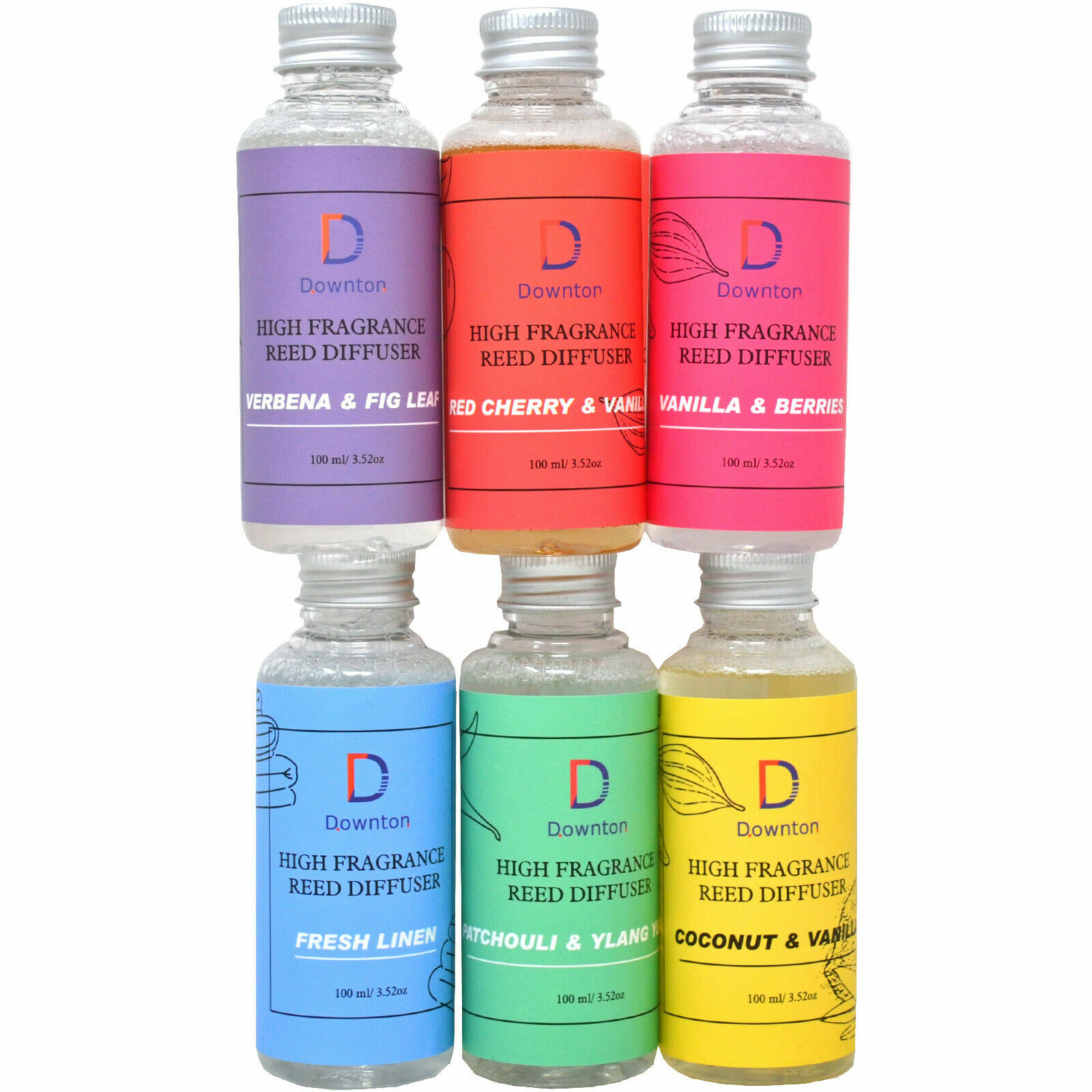 REED DIFFUSER OIL REFILL BOTTLE 100ML AROMATIC FRAGRANCE SCENT OILS NEW