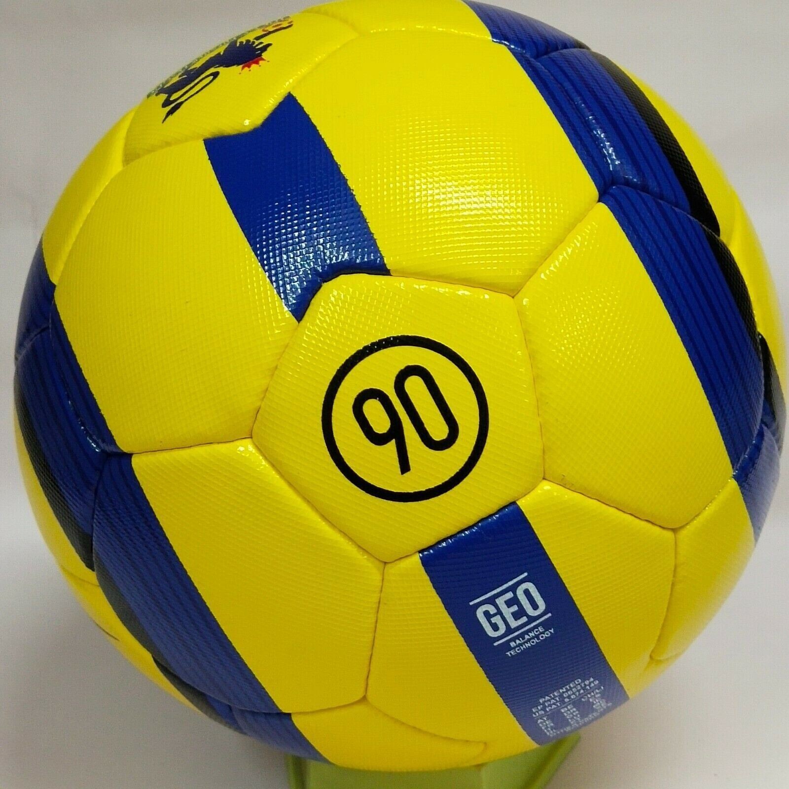 old yellow premier league ball