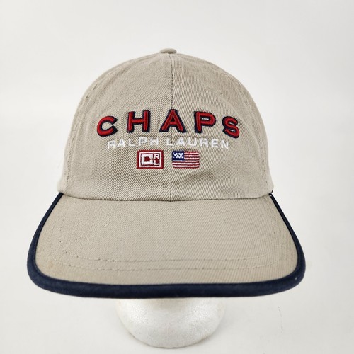 帽子 CHAPS RALPH LAUREN SQUADRON CAP 90s Vintage Chaps Ralph Lauren Hat Baseball Cap One Size 6 Panel