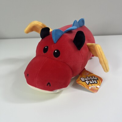 VERY SOFT Bubble Pal Red Dragon Plush 10  Stuffed Animal Adventure Planet NEW!