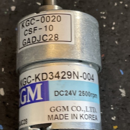GGM Micro Brush Gear Motor - Model KGC-3429 - OPEN BOX (NEW)