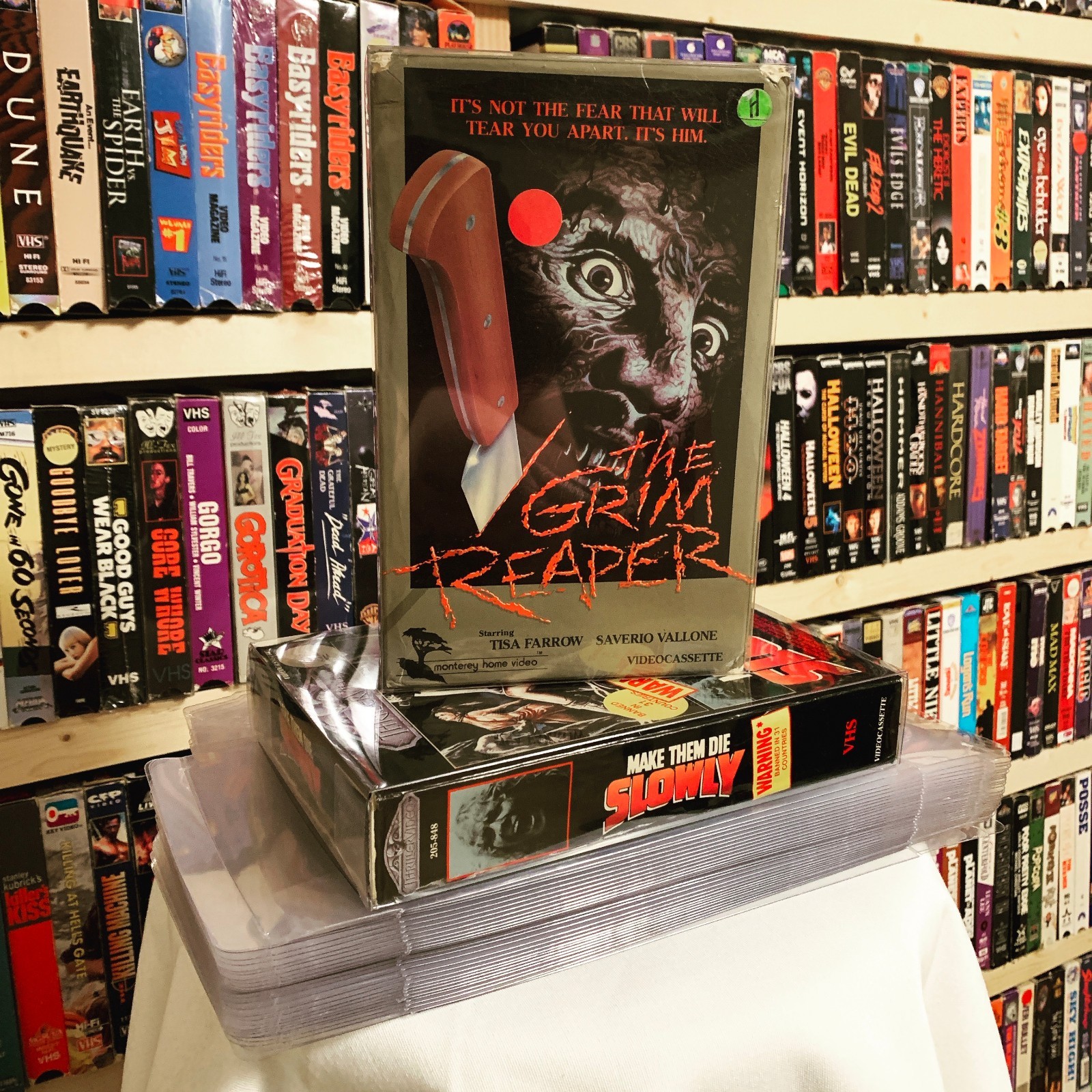 Lot of 5 New VHS BIG BOX Protectors - Clear Plastic Sleeves Protective Cases