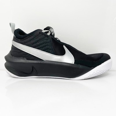 

Nike Boys Team Hustle D 10 CW6735-004 Черные баскетбольные кроссовки, размер 5,5 лет, Черный, Team Hustle D 10