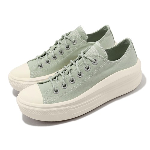 

Converse Chuck Taylor All Star Move Low Summit Sage Зеленые женские повседневные A03558C, Зеленый, Chuck Taylor All Star Move Low