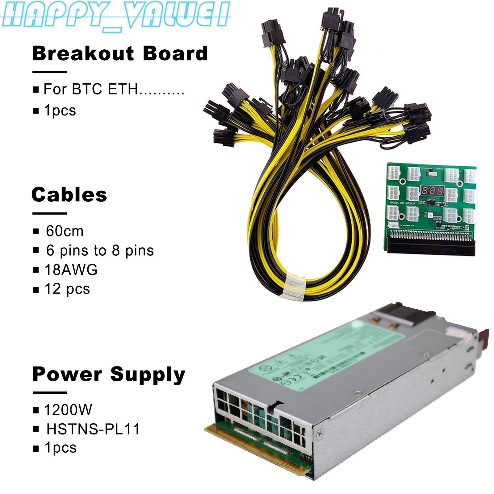 Hp Server Power Supply Breakout Board 2x HP HSTNS-PL11 1200 Watt Server  Power Supply - Refurbished, 498152-001 / 438203-001 Ht1250 Ls