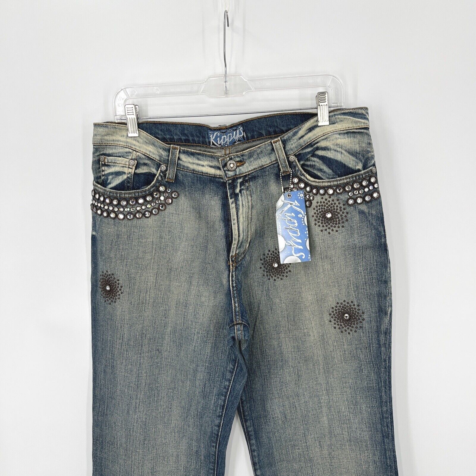 ◆GILA ARCHIVE◆ CRYSTAL WING BOOTSCUT DENIM PANTS_BL CRYSTAL WING BOOTSCUT DENIM PANTS_BL - GILA ARCHIVE | 60