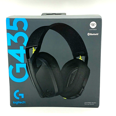 HEADSET LOGITECH G435 BLACK GAMING