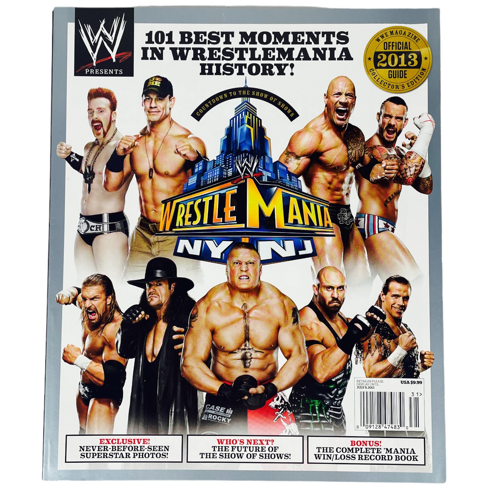 WWE WrestleMania 29 NY/NJ Collectors Edition 2013 Guide The Rock John Cena