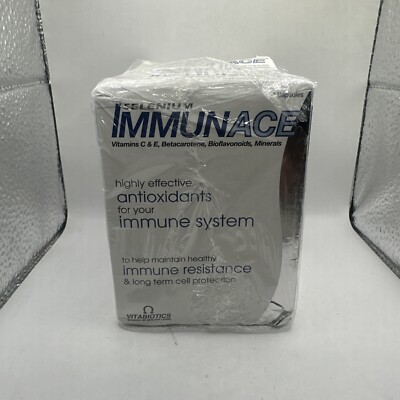 4 Pk Vitabiotics Selenium Immunace Antioxidants for Immune System 30 Cap/box New