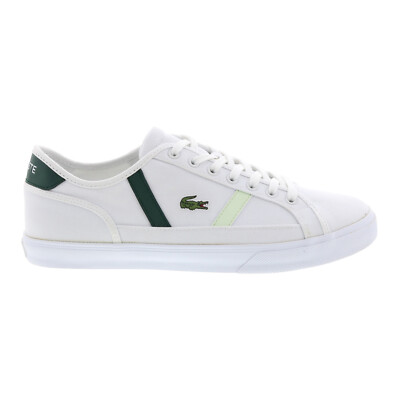 Lacoste Sideline Pro 222 4 Мужские белые парусиновые кроссовки Lifestyle Обувь