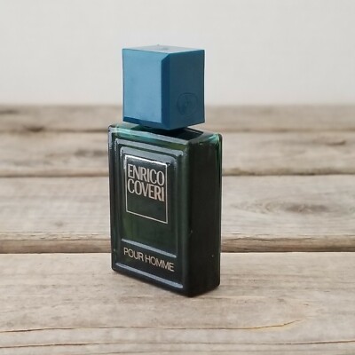 ENRICO COVERI Mens POUR HOMME EDT 6 ml .2 oz FULL Miniature Travel Splash FRANCE