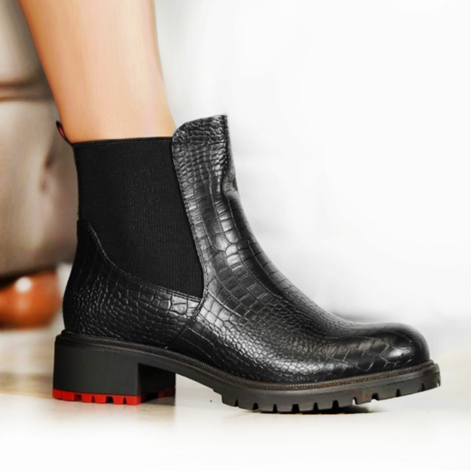 elegant combat boots