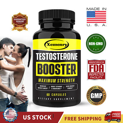 Testosterone Booster 1484mg - Increase Energy, Improve Muscle Strength & Growth