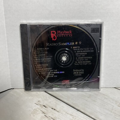 Playback Radio Sampler # 9  cd   Jeanne C, Riley & Various Artists Sealed