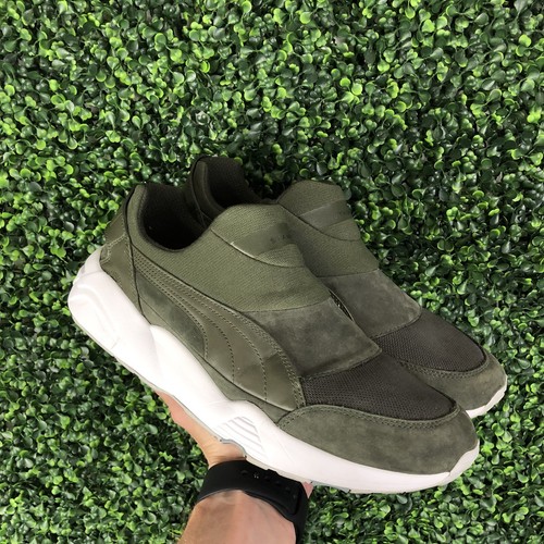 Puma Mens Trinomic Sock NM x Stampd Green Slip On Trainers 361429 01 Size 11