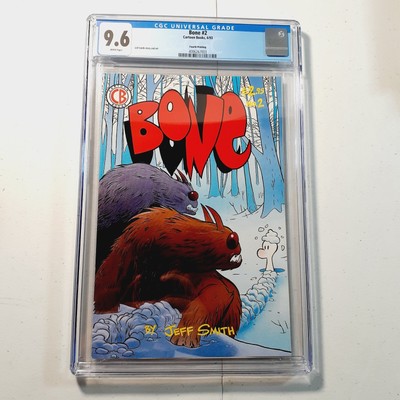 Cartoon Books ''Bone'' Issue #2 Fourth Print CGC 9.6 WP 1st App. Thorn 1993