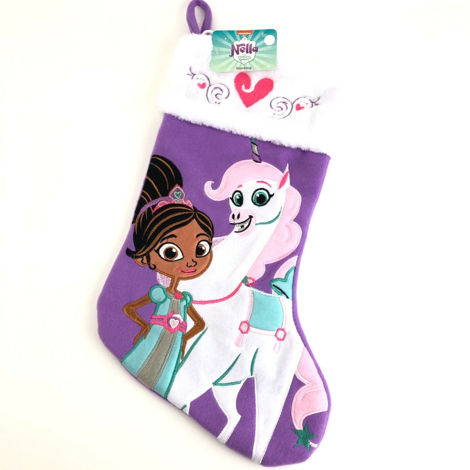Nickelodeon Nella The Princess Knight Christmas Stocking Purpl...