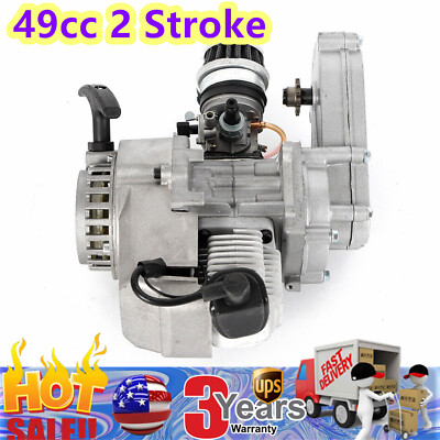 49CC,50CC 2 Stroke Engine Motor Pull Start for Pocket Bike Mini Dirt Bike ATV