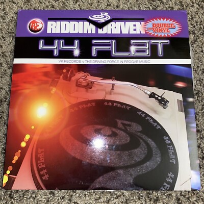 44 Flat Riddim x2 Vinyl Record Shabba Lady Saw T.O.K Elephant Man