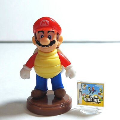 Super Mario Bros 2'' Blue Shell Mario Choco Egg Mini Figure Gashapon Furuta