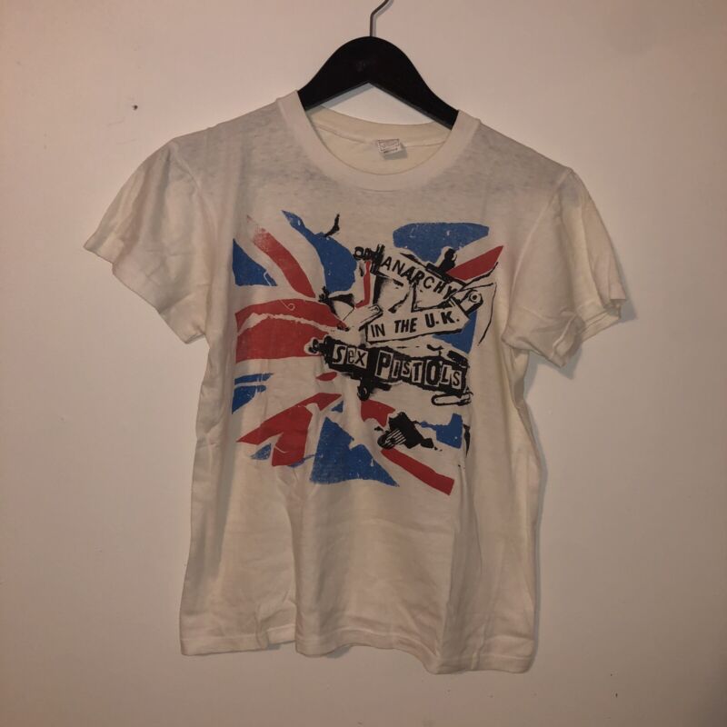 1980s Sex Pistols Anarchy In The UK Vintage Punk Seditionaries Tee Shirt