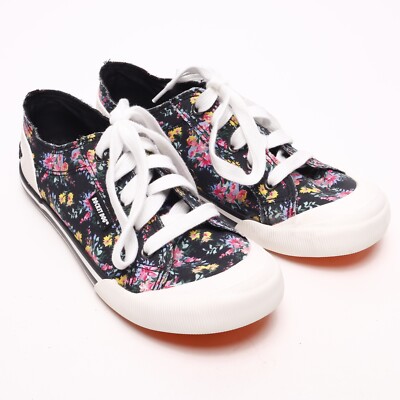 Rocket Dog Jazzin C317 Women s US 8 Lace-Up Multicolor Floral Sneakers NEW