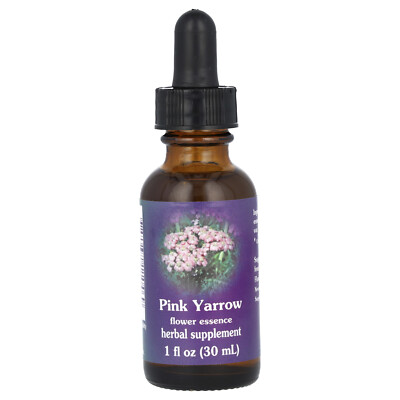 Цветочная эссенция розового тысячелистника, 1 жидкая унция (30 мл)