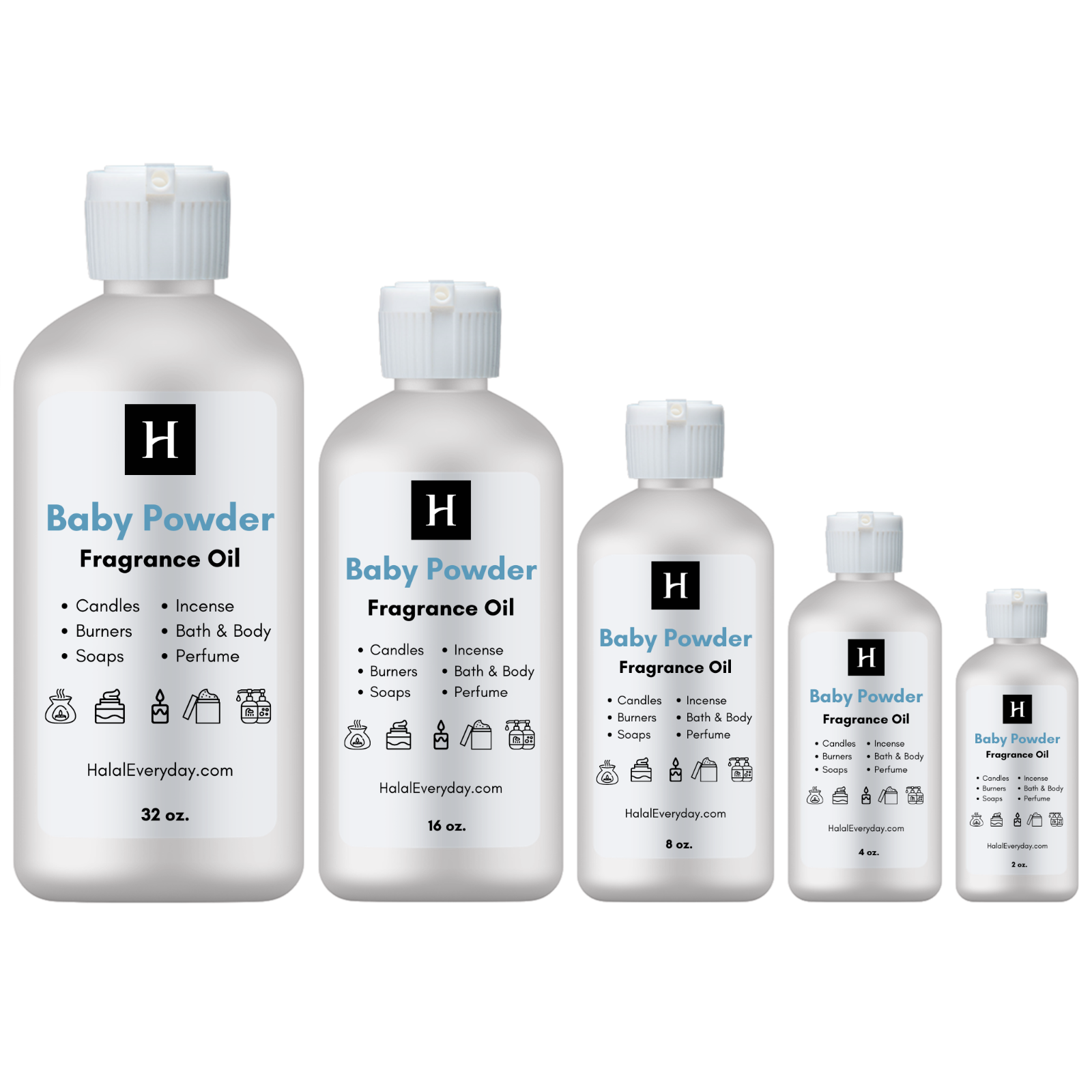 Baby Powder Fragrance Oil For Soap Making Candle Burner Incense Perfume Bulk