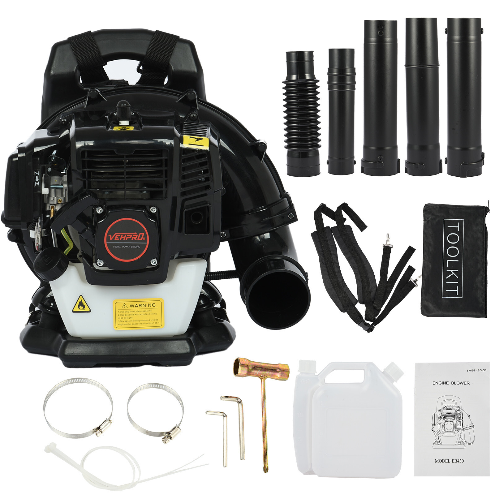 Gas Powered Leaf Blowers 2-stroke 650 Cfm Us Stock
