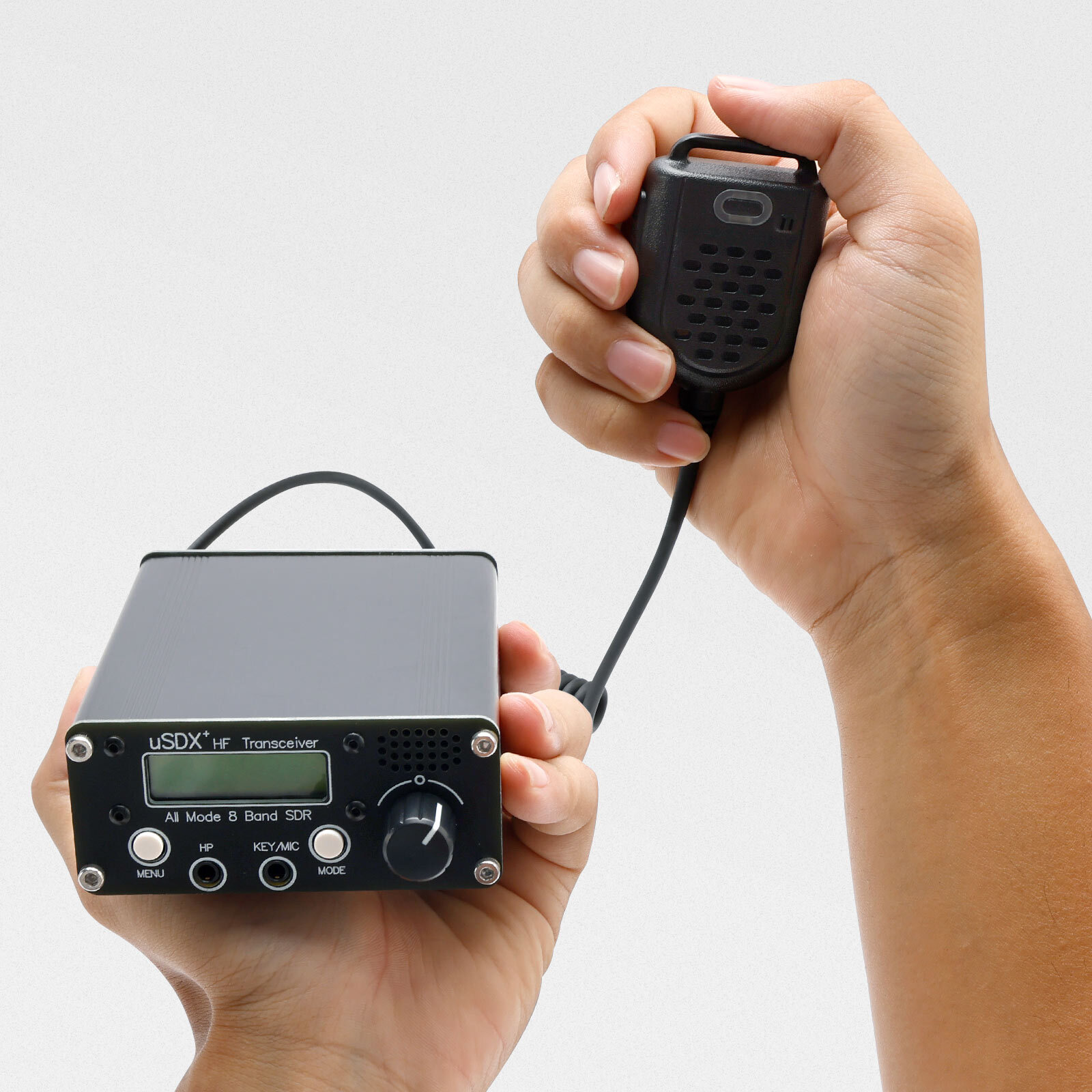 Usdr usdx+ Plus V2 Transceiver 3W-5W All Mode 8 Band HF Ham Radio Transceiver EP